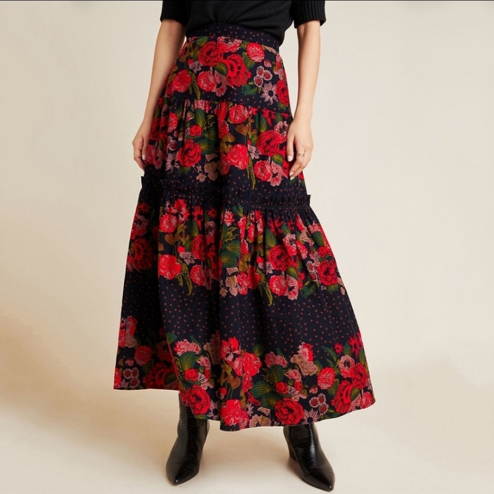 Corduroy Maxi Anthropologie Sz 10
